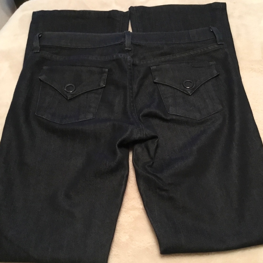 7 For All Mankind Bootcut Back Flap Pocket Jeans - Size 26